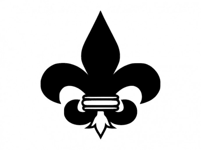 Скачать dxf - Королевская лилия эмблема символы логотип французская лилия fleur