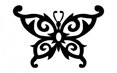Скачать dxf - Трафареты красивые трафарет орнамент бабочки узоры трафарет для