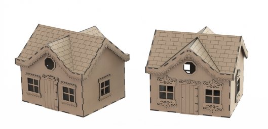 Домик макет маленького домика из фанеры деревянные домики домик из