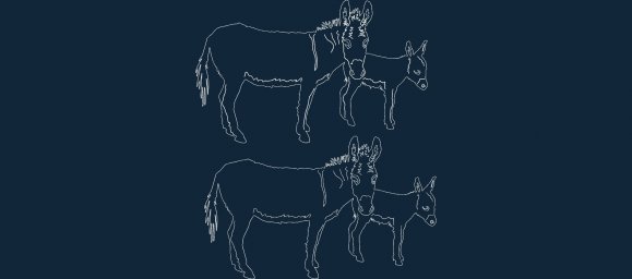 Скачать dxf - Иллюстрации животные dwg животные dwg cad horse dwg