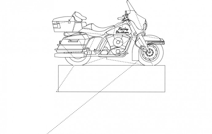 Скачать dxf - Мотоцикл хонда втх 1800с схема мотоцикла раскраска мотоцикл