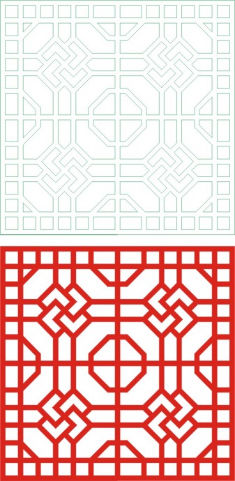 Орнамент геометрический орнамент геометрический узор квадратный орнамент китайские геометрические у
