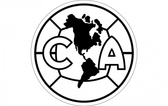 Скачать dxf - Логотип клуба логотип спорт america fc эмблемы латиноамериканских