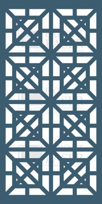 Скачать dxf - Геометрический узор орнамент марокканская решетка современный орнамент орнамент