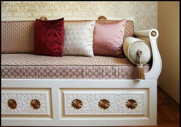 Скачать dxf - Мебель александрия диван-кровать тахта для девочки оттоманский стиль