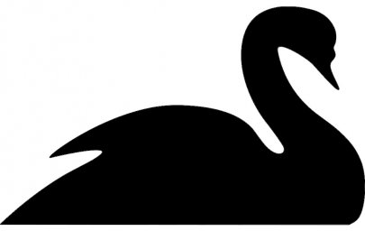 Скачать dxf - Лебедь силуэт черный лебедь icon черный лебедь силуэт
