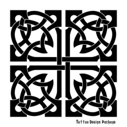 Скачать dxf - Кельтский орнамент кельтские узоры кельтские квадратные узоры кельтские