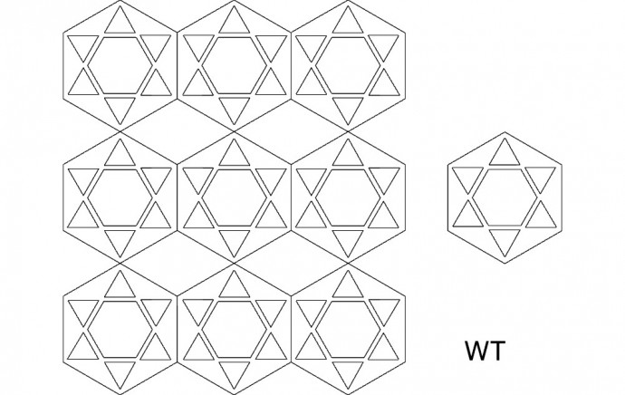 Скачать dxf - Узоры геометрические икосаэдр из бумаги схема геометрические рисунки