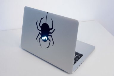 Скачать dxf - Наклейка паук пауки spider наклейка наклейка для ноутбука