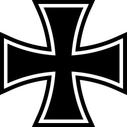 Скачать dxf - Железный крест лого немецкий крест эмблема немецкий крест