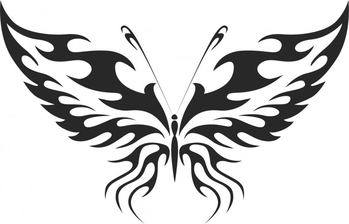Скачать dxf - Бабочки векторные тату для срисовки бабочка бабочки тату