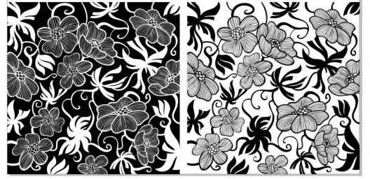 Цветочный узор узоры цветы орнамент тушью орнамент цветы модерн вектор