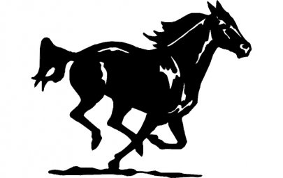 Скачать dxf - Силуэт лошади силуэт бегущей лошади силуэт бегущей лошади