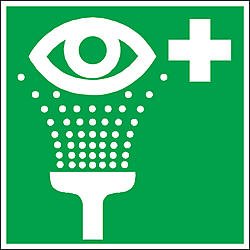 Скачать dxf - Знак место для промывки глаз таблички станция для