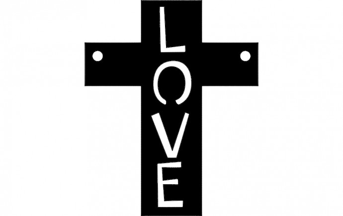 Скачать dxf - Крест логотипы эмблемы рисунок логотипы пасхальные с крестом