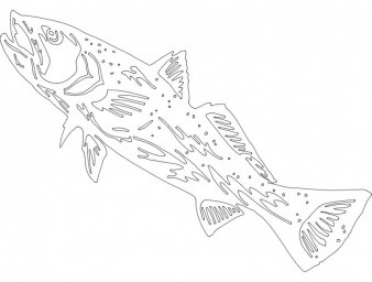 Скачать dxf - Рифовые рыбы раскраска рыба контурный рисунок раскраска рыбы