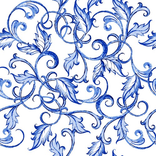 Синие узоры узор узор голубой узоры цветы цветочный орнамент 4079