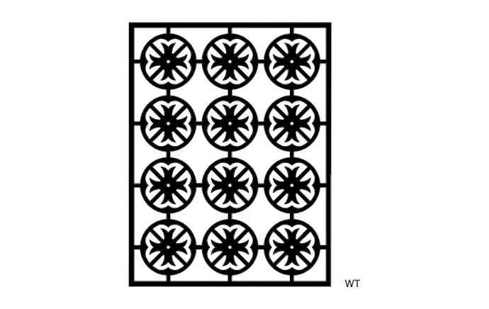 Скачать dxf - Трафарет решетка узор трафареты узоров трафарет трафареты шаблоны