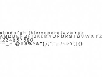 Скачать dxf - Страница с текстом буквы шрифты примеры шрифты задания
