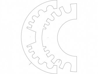 Скачать dxf - Шаблоны для выпиливания выпиливание din 5406 шайба стопорная