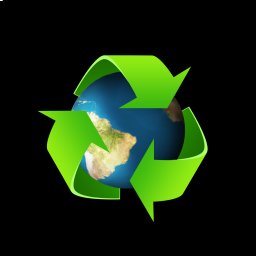 Земля переработка знак переработки с земным шаром земля рециклинг значок переработки с планетой пер