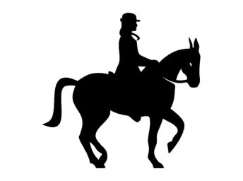 Скачать dxf - Выездка силуэт наездник на коне силуэт конный силуэт