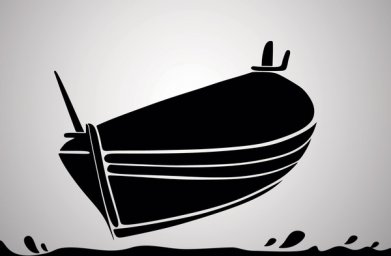Катер силуэт катер значок лодки иконка корабль катер трафарет
