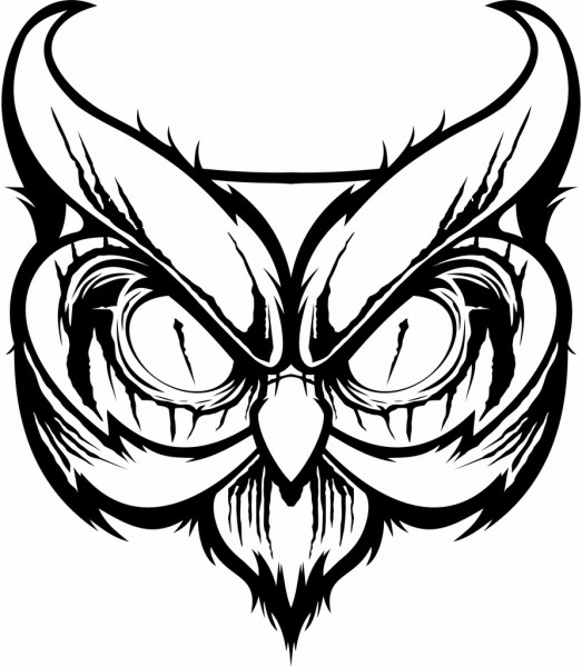 Эскизы голова совы вектор глаз совы логотип совиный взгляд логотип