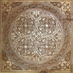 Скачать dxf - Орнамент средневековый орнамент орнамент узор плитка декор imperador