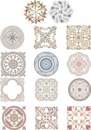 Орнамент узоры и орнаменты узор набор узоров цветочный орнамент
