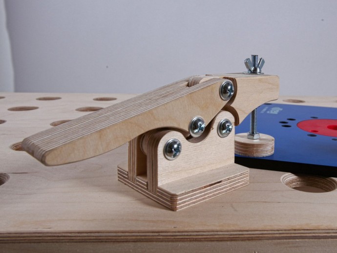 Скачать dxf - Столярный прижим из фанеры инструменты столярные деревянные игрушки