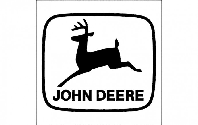 Скачать dxf - John deere logo логотип john deere john deere