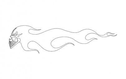 Скачать dxf - Шаблоны трафареты волны карандашом рисунок волны контуры татуировок