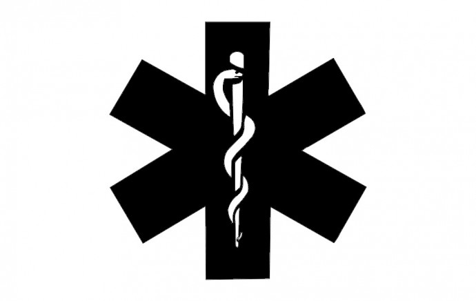 Скачать dxf - Звезда жизни эмблема эмблемы медицины звезда жизни знак