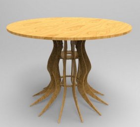 Скачать dxf - Стол обеденный круглый столы круглые красивый обеденный стол