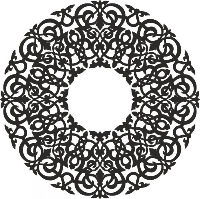 Круглый орнамент круговой орнамент трафарет необычные круглые узоры восточный орнамент