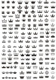 Значок короны стилизованное изображение короны символы иконка корона корона пиктограмма