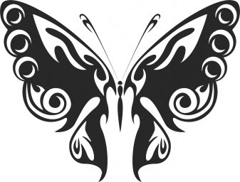 Бабочка трайбл векторные бабочки вектор бабочка татуировки трафареты трафарет бабочки