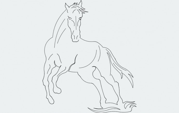 Скачать dxf - Раскраски лошади красивые мустанг конь раскраска раскраски кони