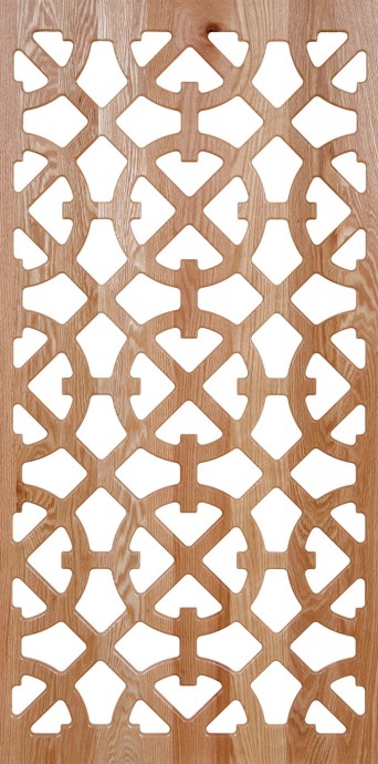 Скачать dxf - Деревянная декоративная решетка узоры арабеска узор из дерева