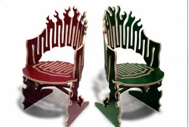 Скачать dxf - Эксклюзивные стулья из фанеры стул из фанеры кресло