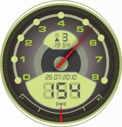 Спидометр зеленый часы часы наручные спидометр спидометр 150