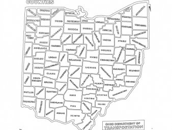 Скачать dxf - Географические карты карты округ кайахога штат огайо карта