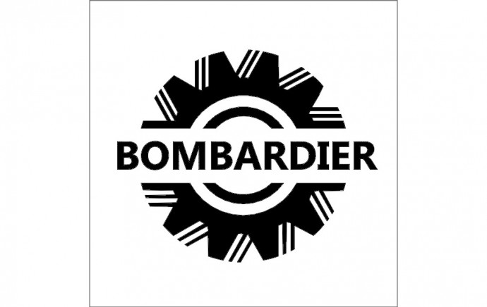 Скачать dxf - Bombardier логотип бомбардье лого bombardier железные дороги эмблема