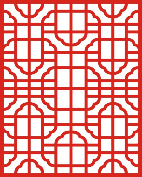 Трафарет решетка китайская решетка орнамент Распознать текст