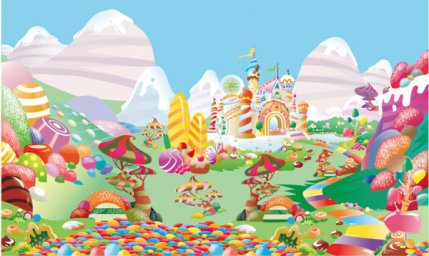 Сказочная страна сладостей конфетный мир сладкий мир королевство сладостей candyland