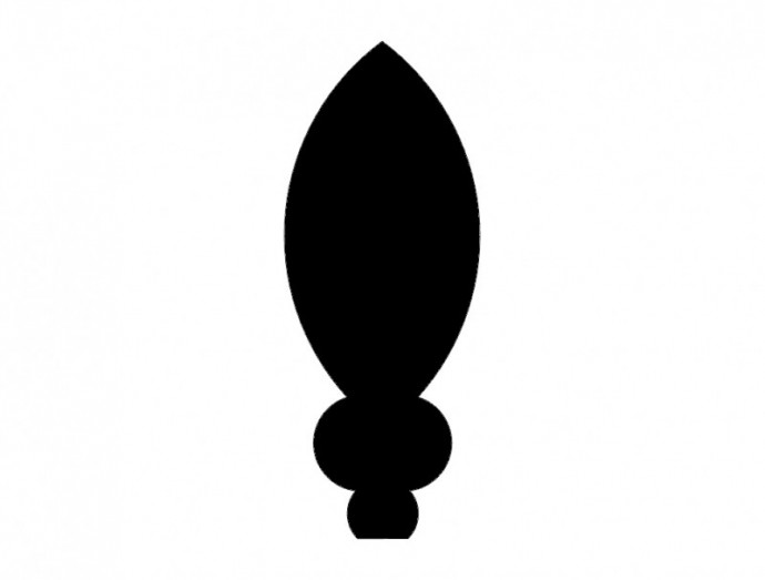 Скачать dxf - Овальные формы иконка рисунок черный силуэт иконка адулт