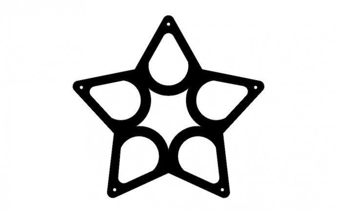 Скачать dxf - Иконка звезда иконки морская звездочка пиктограмма звезды звезда
