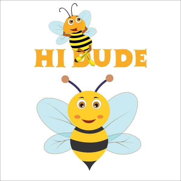 Мультяшная пчела пчела маленькая пчела пчела рисунок пчела иллюстрация Распознать текст 5279