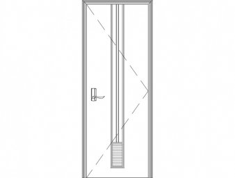 Скачать dxf - Пластиковая дверь дверь дверь пластиковая балконная дверной блок